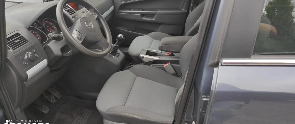 Opel Zafira cena 14999 przebieg: 167000, rok produkcji 2008 z Swarzędz małe 301